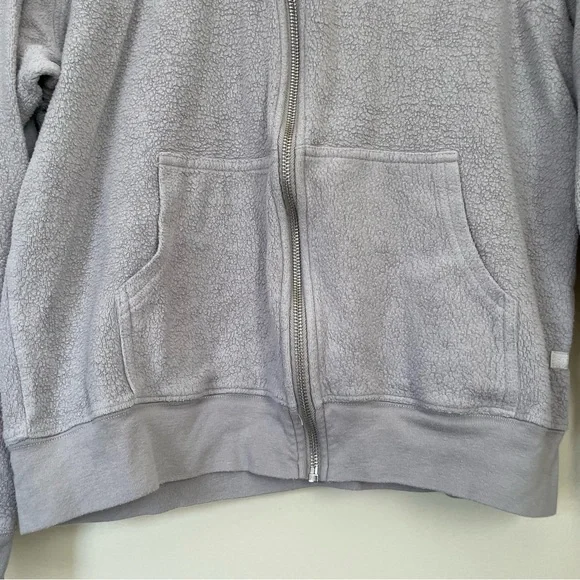 Soft Serve Clothing | Gray Zip-Up Hoodie Sweatshirt | Size Small - Picture 6 of 10